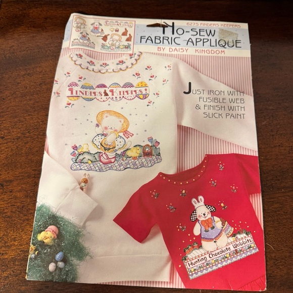 Vintage Lot Of 3 Daisy Kingdom No Sew Applique Fabric Panel - New - Picture 6 of 8